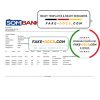 Somalia Sombank bank statement template in Excel and PDF format
