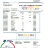 South Korea Daegu bank statement easy to fill template in Excel and PDF format