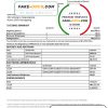 South Korea Industrial Bank of Korea bank statement template in Word and PDF format