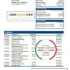 South Korea KDB bank proof of address statement template in Word and PDF format