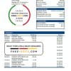 South Korea KDB bank statement easy to fill template in Excel and PDF format