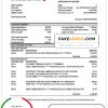 Mexico Citibanamex bank proof of address statement template in Word and PDF format