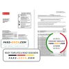 Spain Santander credit card statement template, Word and PDF format (.doc and .pdf), 2 pages