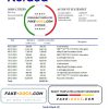 Sweden Nordea Bank statement easy to fill template in .xls and .pdf file format