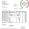 Switzerland Credit Suisse bank proof of address statement template in Word and PDF format (.doc and .pdf)