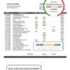 Switzerland Julius Bar bank proof of address statement template in Word and PDF format (.doc and .pdf)