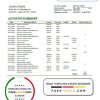 Taiwan Land Bank of Taiwan bank statement template in Word and PDF format, good for address prove