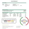 Tajikistan Alif Bank statement template in Excel and PDF format