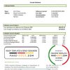 Tajikistan Alif Bank statement template, Word and PDF format (.doc and .pdf)
