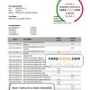 Tajikistan ITB Bank statement template, Word and PDF format (.doc and .pdf)