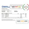 Thailand Bangkok bank statement easy to fill template in Excel and PDF format