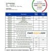 Timor-Leste BNCTL bank statement template in Word and PDF format