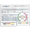 Turkey Bankasi bank proof of address statement template in Word and PDF format, fully editable