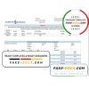 Turkey Bankasi Bank statement easy to fill template in .xls and .pdf format