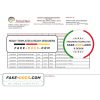 Moldova ProCredit Bank statement template in Word and PDF format