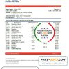 UAE First Abu Dhabi bank statement easy to fill template in Word and PDF format