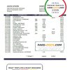 Mongolia Chinggis Khaan bank statement template in Word and PDF format