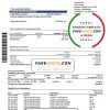 Montenegro Atlasmont Bank statement template, Word and PDF format (.doc and .pdf)