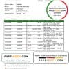 Morocco Credit Agricole bank statement template in Word and PDF format, good for address prove