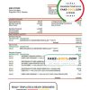 Myanmar Yoma bank statement template in Word and PDF format