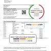 Netherlands (Holland) Crawford Technologies bank statement template in Word and PDF format