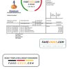 Netherlands Rabobank bank statement easy to fill template in Word and PDF format