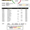 New Zealand ASB proof of addres bank statement template in Word and PDF format