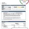 Norway Pareto Bank statement easy to fill template in Word and PDF format