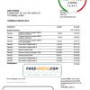 Oman Bank Muscat proof of address bank statement template in Word and PDF format (.doc and .pdf)