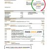 Oman Sohar International bank proof of address bank statement template in Word and PDF format