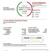 Panama Multibank proof of address bank statement template in Word and PDF format