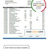 Paraguay Banco Amambay bank statement template in Word and PDF format