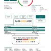 Norway DNB bank proof of address statement template in Word and PDF format