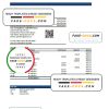 Samoa ANZ bank statement, Excel and PDF template