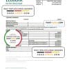 Senegal Ecobank bank statement, Excel and PDF template