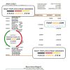 Serbia Banca Intesa bank statement, Excel and PDF template