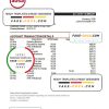 Seychelles ABSA bank statement, Excel and PDF template