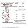 Sierra Leone National Development bank statement, Excel and PDF template