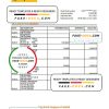 Singapore Maybank bank statement, Excel and PDF template
