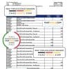 Singapore UOB bank statement, Excel and PDF template