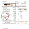 Slovenia Factor Banka bank statement, Excel and PDF template