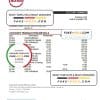 South Africa ABSA bank statement, Excel and PDF template