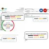 South Africa First National Bank (FNB) bank statement, Word and PDF template, 2 pages