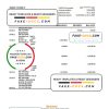 Spain Bankinter bank statement, Excel and PDF template