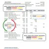 Suriname Centrale Bank Van Suriname bank statement, Excel and PDF template