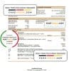 Sweden Swedbank bank statement, Excel and PDF template