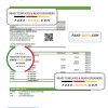 Togo Financial Bank statement, Excel and PDF template