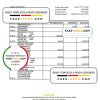 Turkey Odeabank bank statement, Excel and PDF template