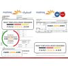 UAE Mashreq bank statement template in Word and PDF format, 4 pages