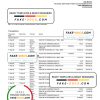 Nigeria Fidelity bank statement, Word and PDF template